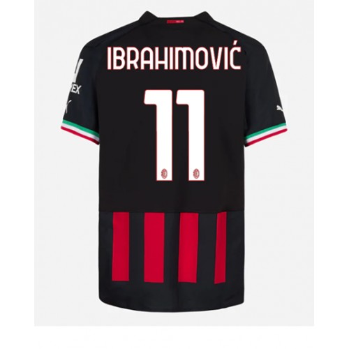 Dres AC Milan Zlatan Ibrahimovic #11 Domaci 2022-23 Kratak Rukav